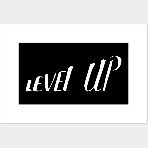 level up Wall Art by Oluwa290